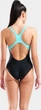 Купальник закритий для жінок Arena KIKKO SWIMSUIT SWIM PRO BACK чорний, бірюзовий Жінки 40 - зображення 4