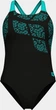 Купальник закритий для жінок Arena KIKKO SWIMSUIT SWIM PRO BACK чорний, бірюзовий Жінки 40 - зображення 7