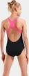 Купальник слитный для девушек Arena DOTS SWIMSUIT SWIM PRO BACK черный, розовый Детский 140 см - изображение 4