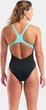 Купальник слитный для женщин Arena GRAPHIC SWIMSUIT SWIM PRO L черный, голубой, розовый Женщины 40 - изображение 4