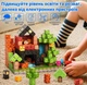 Магнітний конструктор Minecraft Будинок в саду з чорною башнею 100 кубиків, набір блоків майнкрафт для дітей STEM розвиток - зображення 3