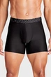 Чоловічі чорні боксери (3 шт) UA Perf Tech 6in Under Armour L 1383878-001 - зображення 2