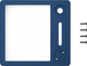 Ramka Glorious GMMK Numpad Top Frame Navy Blue (GLO-ACC-NP-TF-NB) - obraz 1