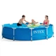 Каркасный круглый бассейн Intex 28200 Metal Frame 4485 л, 68 см, с фильтром и сливным клапаном, синий - изображение 1
