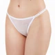 Трусики-стрінги жіночі з сіточки Felisiya Lingerie Білий 221-001с8 XL - зображення 1