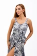 Сарафан женский Where Uwear синий миди с принтом 347264_S - изображение 2