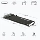 Компактная беговая дорожка XTREXO W100+ Walking Pad 120 кг, электрическая дорожка для дома, скорость 6 км/ч - изображение 2