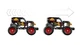 Конструктор LEGO Technic Monster Jam Grave Digger Огонь и лед 263 детали (42219) - изображение 8