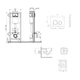 Готовое решение Qtap для ванной комнаты: подвесной унитаз Swan Ultra Quiet 520×360×320 + комплект инсталляции Nest 4 в 1 (круглая клавиша Satin) - изображение 2