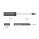 Концентратор USB Type-C Orico PAPW Series PAPW2AC-C3-015-BK-EP Black (CA914210) ( Чорний ) 37988 - зображення 3