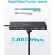Концентратор USB-C to 4xUSB-A Anker (A8309G11) - зображення 4