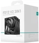Zestaw wentylatorów DeepCool FD12 V2 3IN1 Black (R-FD12V2-BKNPN3-G) - obraz 7