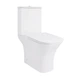 Унитаз-компакт Qtap Presto Quadro безободковый с сиденьем Soft-close QT24221215AW - изображение 1