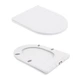 Унитаз напольный Qtap Swan Ultra Quiet с сидением Soft-close 640x360x835 мм QT16222182TW White - изображение 11