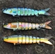 Воблер составний свімбейт ANFS Swimbait Minnow 13.5 см 19 г що тоне 8# - зображення 3