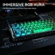 Магнитная клавиатура Attack Shark R68 HE Ice White Forged Carbon, 65%, Hall Effect, Rapid Trigger, 8000 Гц опроса, RGB - изображение 5