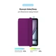 Чехол Smart Case No Logo для iPad mini 2024 6 2021 фиолетовый защитный аксессуар для удобного использования планшета - изображение 5