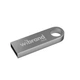 USB флешка Wibrand 16GB для хранения данных компактный накопитель с защитой от ударов и воды серебро - изображение 1