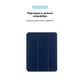 Чохол Smart Case для iPad Pro 11 дюймів 2024 чохол-книжка з TPU та шкірозамінника темно-синій для захисту та зручності використання - зображення 5