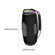 Портативная Bluetooth колонка 35 Вт 4400 мАч USB AUX IPX6 черный Hopestar H53 - изображение 3