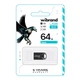 USB флешка Wibrand 64Гб Hawk для хранения данных компактный накопитель с защитой от ударов и воды - изображение 2