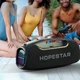 Портативная Bluetooth колонка 100W 18000mAh IPX6 черный Hopestar A60 для дома и активного отдыха - изображение 4