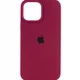 Чехол силиконовый Silicone Case для iPhone 11 Pro с микрофиброй внутри защитный красный Garnet - зображення 1
