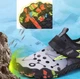 Детская обувь для пляжа и кораллов аквашузы Diving shoes серые с черным 31 ( 20,5 см ) 501 - изображение 4
