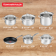 Набор посуды Tefal Duetto+ 11 предметов&nbsp;(G732SB55) - изображение 3