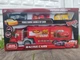 Трейлер Мак Cars (Тачки), автовоз Маквина, грузовик-транспортер размером 33,5 см с набором из 3 машинок - изображение 2