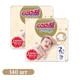 Детские подгузники 140 шт Goo.N Premium Soft размер 2(S) (3-6 кг) - изображение 1