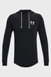 Чоловіче чорне худі UA Rival Terry LC HD Under Armour S 1370401-001 - изображение 5