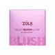Румяна для лица ZOLA Румяна Velvet Blush Glow 03 Прохладный пион Cool Peony - изображение 4