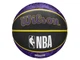 М'яч баскетбольний в подарунковій коробці + насос Wilson NBA TEAM TIEDYE LA LAKERS WZ4007803XP №7 - зображення 3