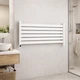 Електрична рушникосушка NAVIN Largo 1100х500 Sensor з Wi-Fi, широка лівобічна, білий оксамит (12-844155-1150) - зображення 3