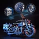 Конструктор металевий Shupin мотоцикл Harley-Davidson WLA - зображення 2
