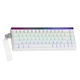 Механічна клавіатура з HOT SWAP на магнітних світчах AULA HERO 68 HE , 8K, 68 key, RGB, Win,Mac OS, УКР/АНГЛ, White/БІЛА (HERO68HEW) - изображение 9