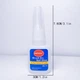 Клей для накладних нігтів і страз 10 г. Antegu Nail Glue, прозорий, флакон із пензликом - зображення 2