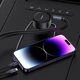Автомобільний зарядний пристрій Baseus Enjoyment Pro Car Charger Type-C + Retractable C&iP Cable 60W C00057802111-00 Black - зображення 10