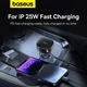 Автомобільний зарядний пристрій Baseus Enjoyment Pro Car Charger USB + Retractable C & iP Cable 60 W C00057802111-02 Black - зображення 8