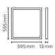 Светодиодная LED панель HOROZ ELECTRIC 056-012-0048-020 3125 Lm 6400 K 48 Вт Capella - изображение 3