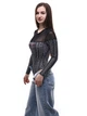 Боди женское S Черный TEXTURE (700321-S) - изображение 2