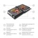 Электрический контактный гриль 3000Вт, BBQ BITEK BT-2687 Прижимной с регулировкой температуры - изображение 4