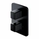 Змішувач для ванни і душу прихованого монтажу Omnires Parma black mat (PM7436BL) (00139327) - зображення 1