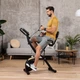 Велотренажер Hop-Sport HS-3030X Apeks X-Bike черно-золотистый - изображение 11