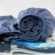 Простынь на резинке Moon&Star Delfi Blue Satin Stripe 80х190х25 см (MS-850005021) - изображение 4
