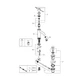 Смеситель для умывальника Grohe S-Size Essence New однорычажный, хром + донный клапан (23589001) - изображение 2