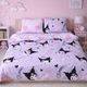 Простирадло на гумці дитяче Бязь Kuromi Love Cloud Бузковий 70*190 висота 10 см - зображення 3