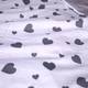 Комплект постільної білизни Бязь PaniPava Love Grey 110х140 см Сірий - зображення 3