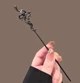 Шпилька для волос змея металлическая 18 см, hair stick для пучка, готический аксессуар - изображение 1
